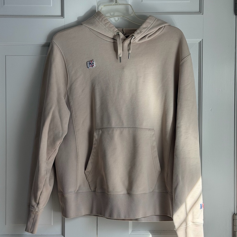 Avec Les Filles Beige Hoodie